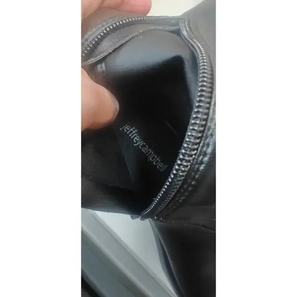 Black thigh high Boots by Jeffrey Campbell sz 7 - Picture 9 of 11